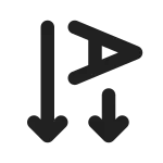 Text Direction Rotate 90 SVG Icon